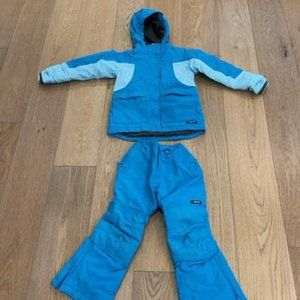 Lands' End Kids Squall Fleece Lined Waterproof Insulated Jacket & Snow Pants